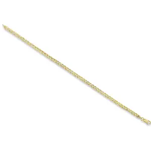 4MM Cuban Link Gold Bracelet 14k Yellow Gold