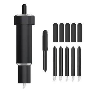 Deep Cut Blade for Maker 3/4/Maker/Explore 3/4/Air 2/Air/One/Venture,60 °   Deep Point Blade and Housing for Cutting Metallic/Genuine Leather, Craft/EVA Foam, Aluminum Foil, Magnetic Sheet,Etc