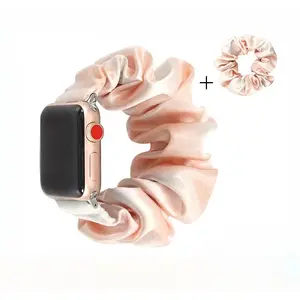 Suitable for Apple Watch Band Set New 42/46mm Fabric Scrunchie S10 Apple Watch Band Wearable Fashionable Girlfriend  Birthday Gifts