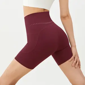【Creator's Pick】High Waist Butt Lifting Tummy Control Workout Shorts 5" with Pockets Women's Fitness Training Biker Shorts#TikTokShopSpringGlowUp
