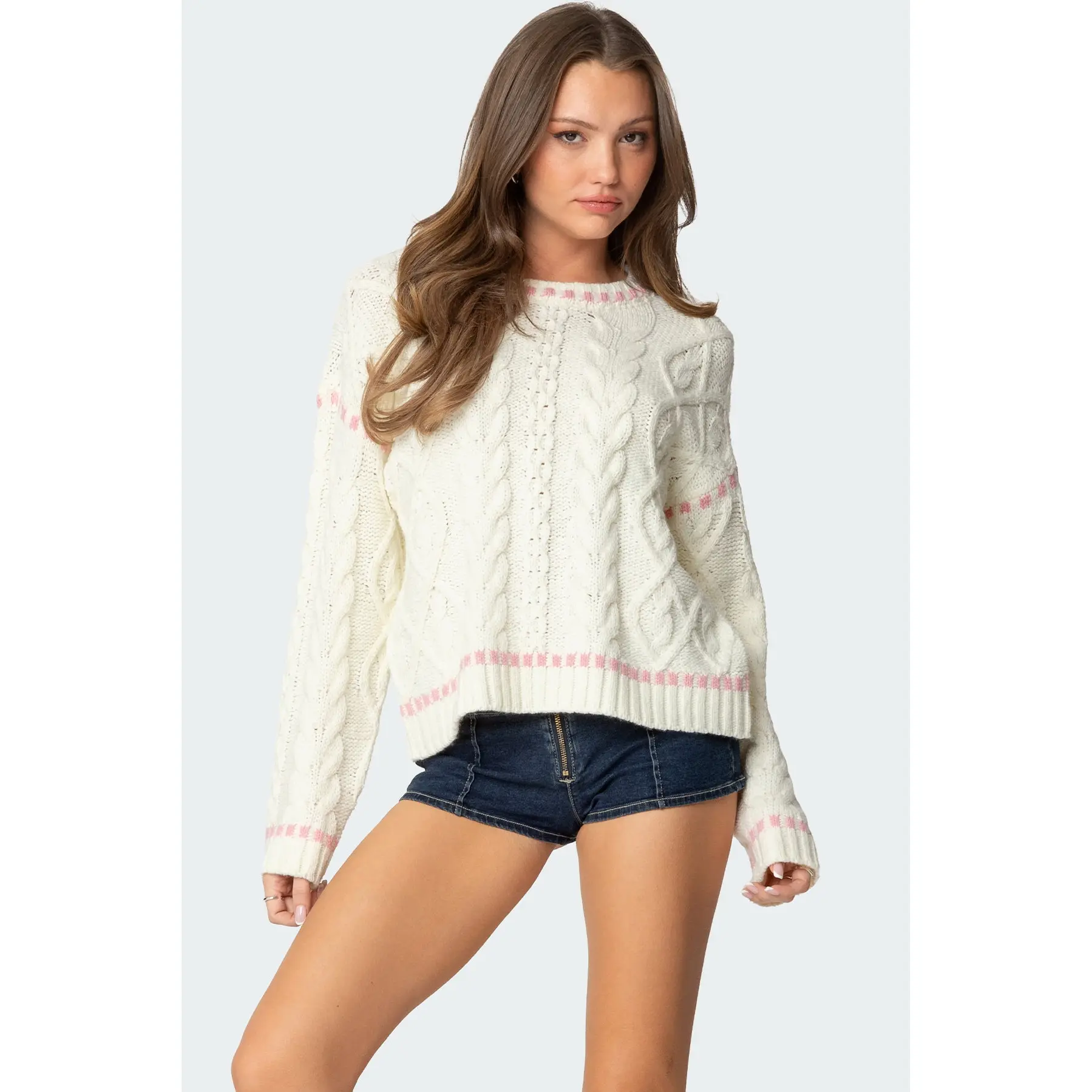 Eleni Cable Knit Sweater Eleni Cable Knit Sweater