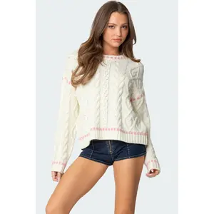 Eleni Cable Knit Sweater Eleni Cable Knit Sweater