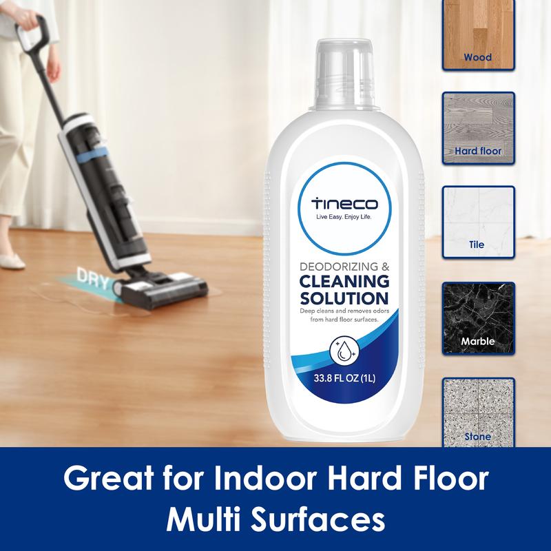 TINECO FLOOR ONE S5/S3/IFLOOR3/IFLOOR2/IFLOOR SERIES MULTI-SURFACE CLEANING SOLUTION: 33.8 FL OZ (1L) Household steammop steamercleaning Cleaner