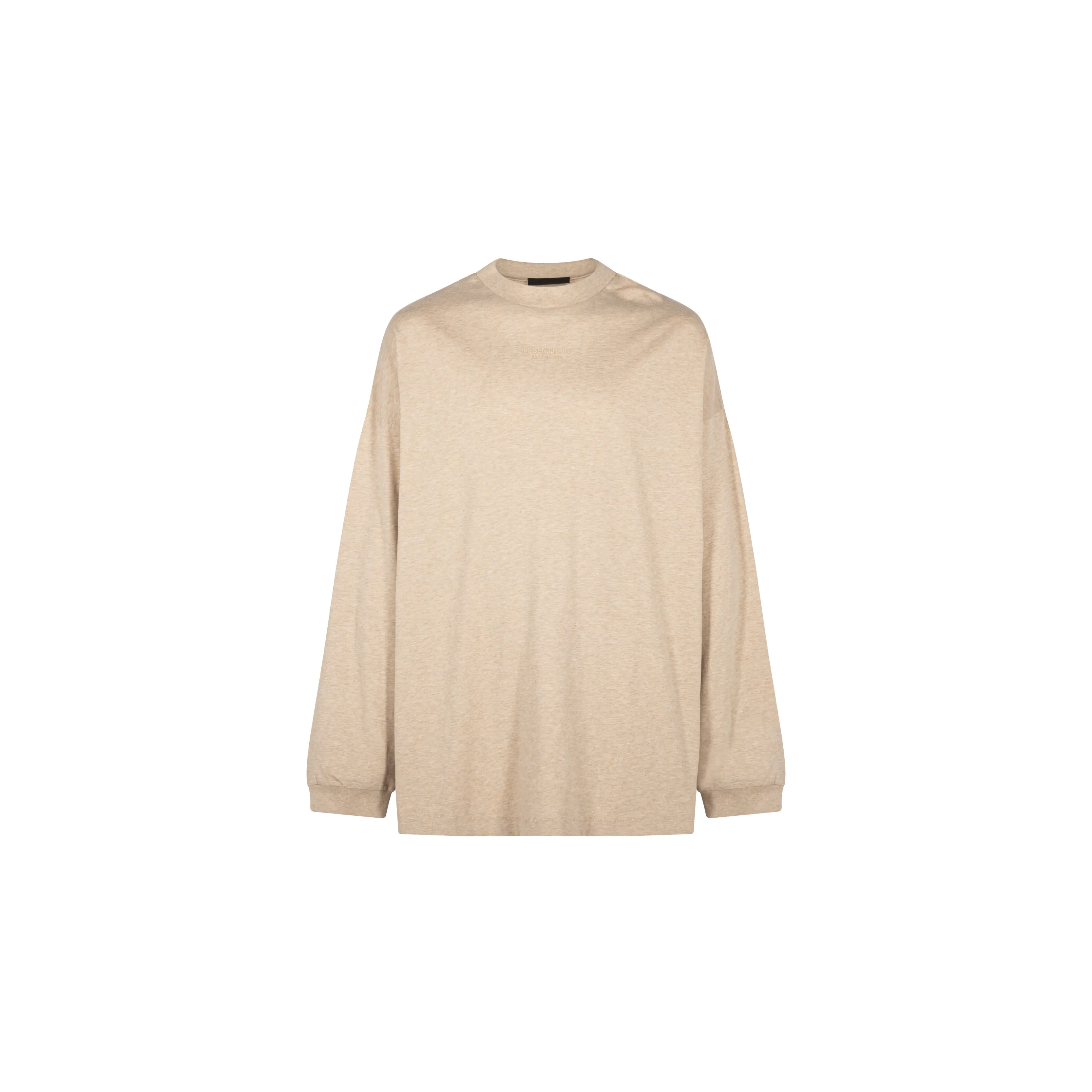 ESSENTIALS CORE L/S TEE "GOLD HEATHER" 125BT232013F