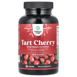 Nature's Craft Tart Cherry, 120 Capsules (250 mg per Capsule)