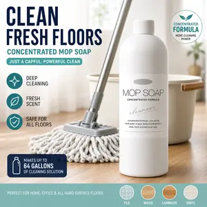 Mop Floor Cleaner Solution – Powerful Stain Remover for Deep Cleaning