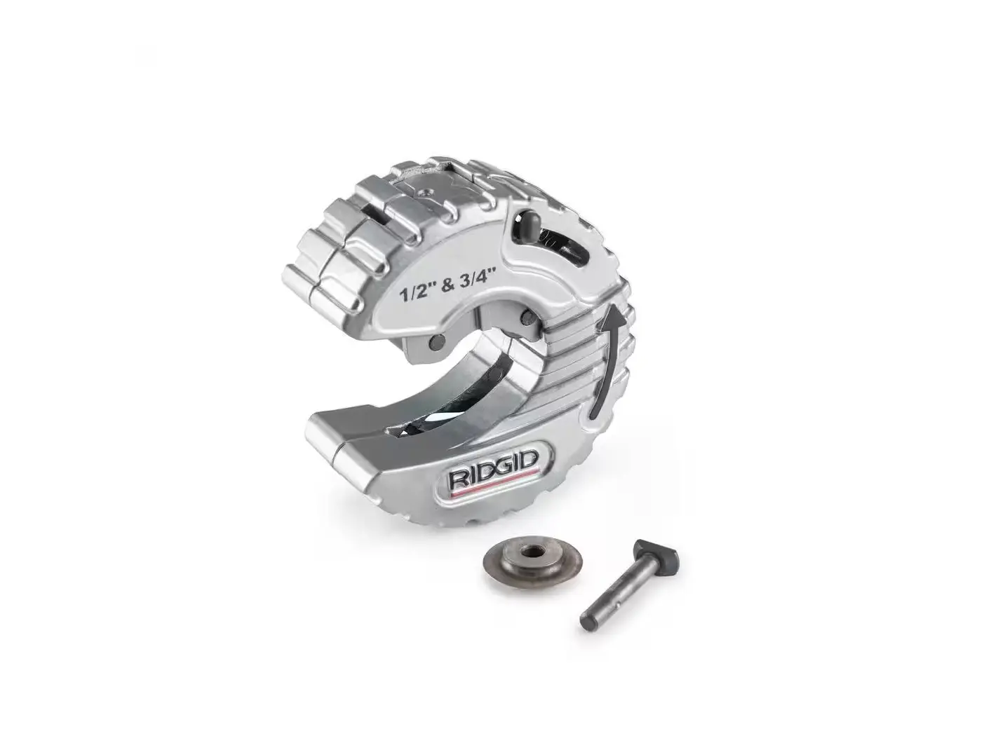 RIDGID C34 1/2-inch & 3/4-inch/C10 1-inch Cutter with Spring Loaded Cutting Wheel,