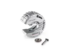 RIDGID C34 1/2-inch & 3/4-inch/C10 1-inch Cutter with Spring Loaded Cutting Wheel,