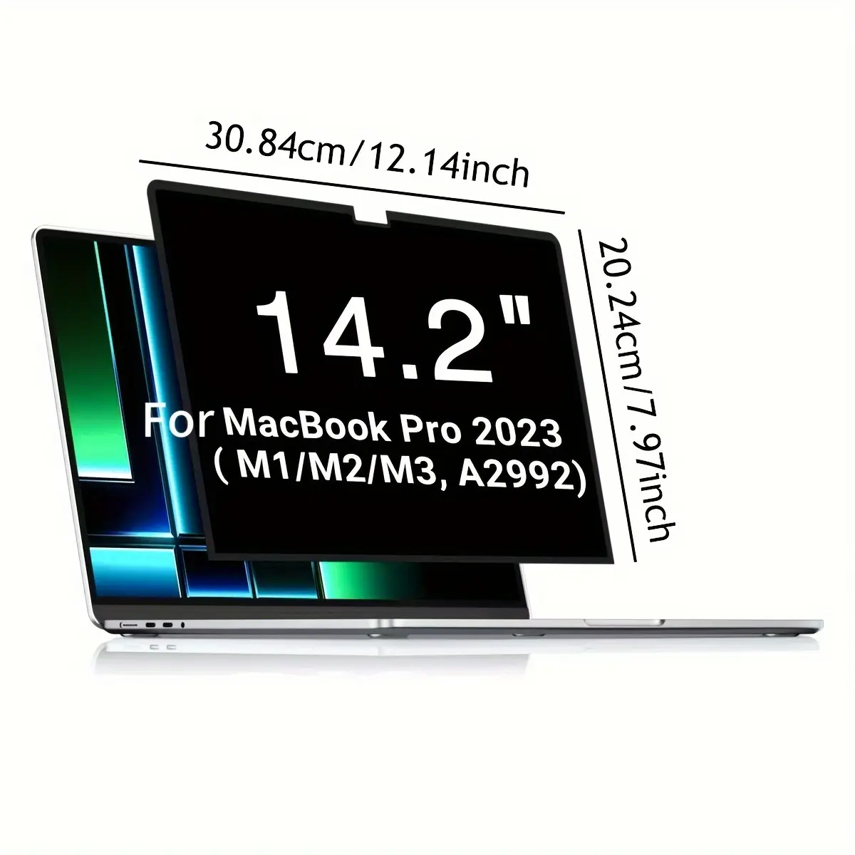 A Magnetic Privacy Screen Protector for Macbook. A Magnetic Privacy Screen Protector for Macbook.