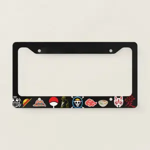 anime License Plate Frame funny License Plate Frame Accessories.
