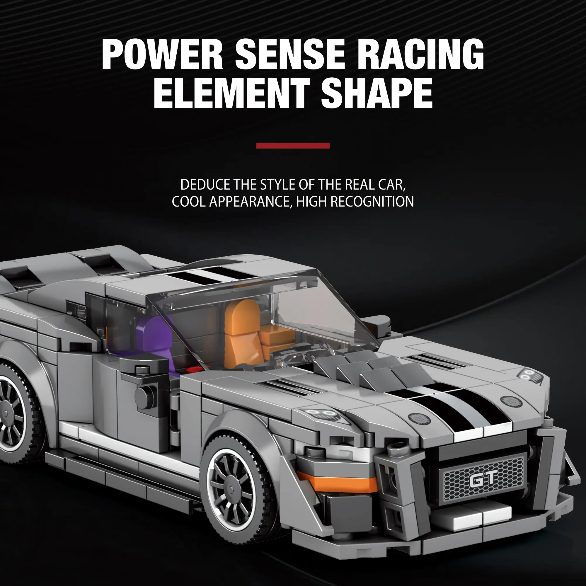 Reobrix GT500 Supercar Manufacturing Set NO.682 476-Piece Building