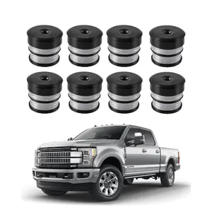 fathersdaygift VEVOR Body Mount Bushing Kit, Compatible with 2008-2016 F250 F350 Super Duty, 64 PCS Silicone Body Mount Kit, Quick Replacement, Durable Components for Improving Bumpy Driving Performance, Gray