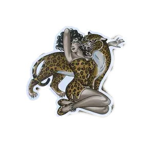 Cheetah Wrangler Sticker