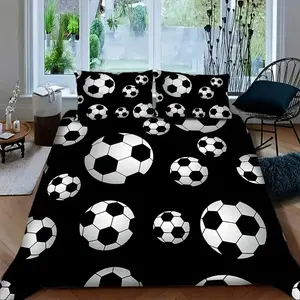 Comfortable Football Sports Background Set, 3 Piece Set, Bedroom Decoration, Perfect for Sport Enthusiasts and Home Decor