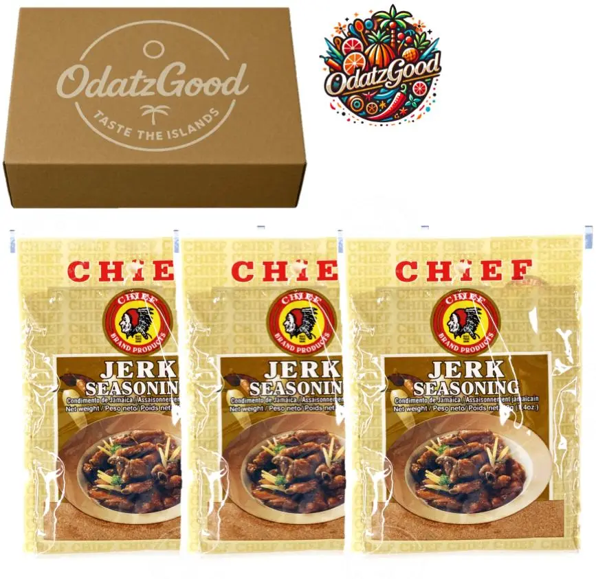 Chief Jerk Seasoning 1.4oz (40g) – Product of Trinidad & Tobago – Curated & Packaged by ODatzGood