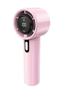 Portable Handheld Fan, Speed(1-100) Adjustable Turbo Mini And 3600mAh Battery Rechargeable Personal Fan, Digital Display, Gifts For Women Men Travel/Camping/Outdoor