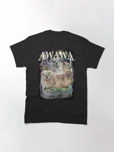 Awawa Bootleg Tee Shirt - Sweatshirt - Hoodie Unisex Heavy Cotton Tee Pullover