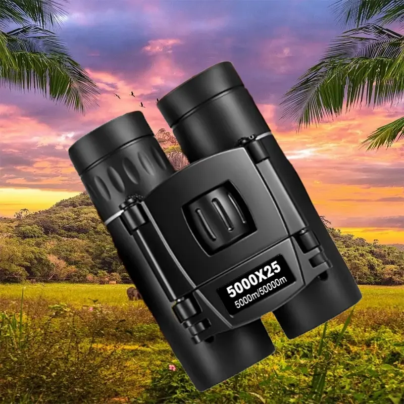 5000x25 Zoom HD Telescope, Professional Powerful Binoculars, Long-Range Portable Monocular Optical Telescope for Camping, Travel, Wilderness Exploration, and Hunting Tracking, Outdoor Monocular Telescopes, Camping Gear, Camping Supplies, Camping Equipment