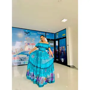 Ethiopian Eritrean Habesha Chiffon Dress