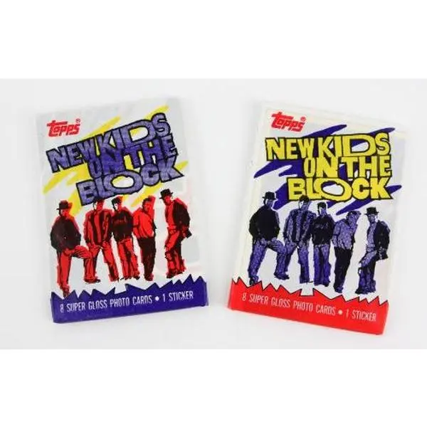 Two Packs of New Kids on the Block Trading Cards NKOTB 1989