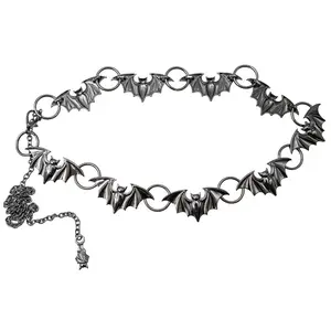 Batty Bats Black Chain Belt