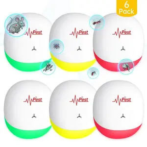 New Three-Speed Variable Frequency Electronic Mouse Repeller Mosquito Repellent, Home Intelligent Ultrasonic Mouse Killer Silent Pest Control