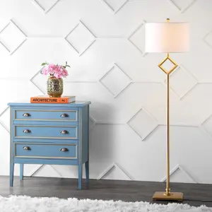 JONATHAN Y Marais Iron/Glass Rustic Vintage LED Vanity Light; for Living Room, Bedroom, Kitchen, Office