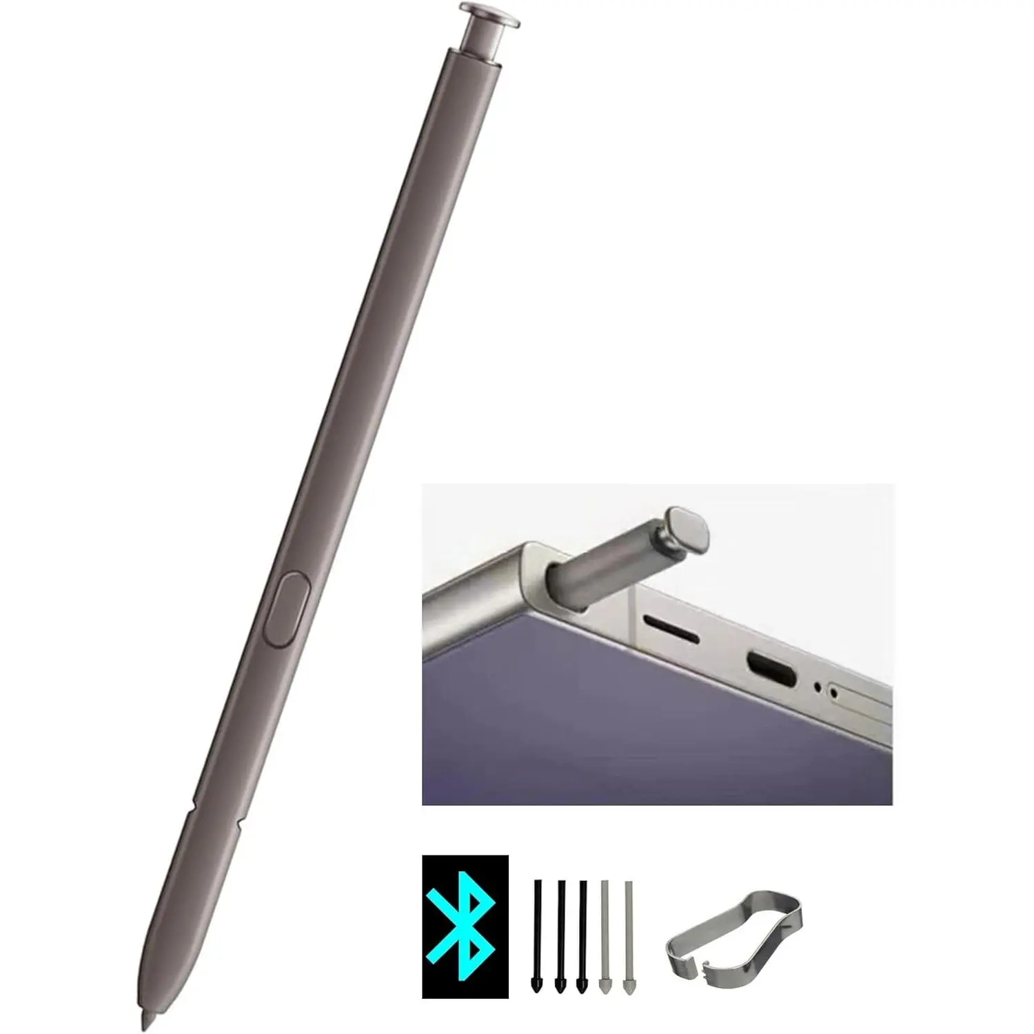Galaxy S24 Ultra S Pen withBluetooth Replacement for Galaxy S24 Ultra (Violet/Gray) Galaxy S24 Ultra S Pen withBluetooth Replacement for Galaxy S24 Ultra (Violet/Gray)
