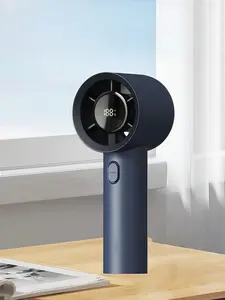 LMMAKE Handheld Portable Fan with 100 Gear Turbo Wind, USB Charging, LED Display, 2000mAh Battery, High Speed, Rechargeable, for Travel & Gifts