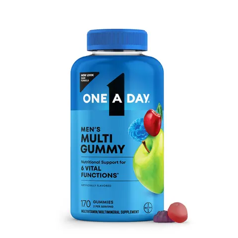 One A Day Men's Multivitamin Gummies Dietary Supplement 170ct