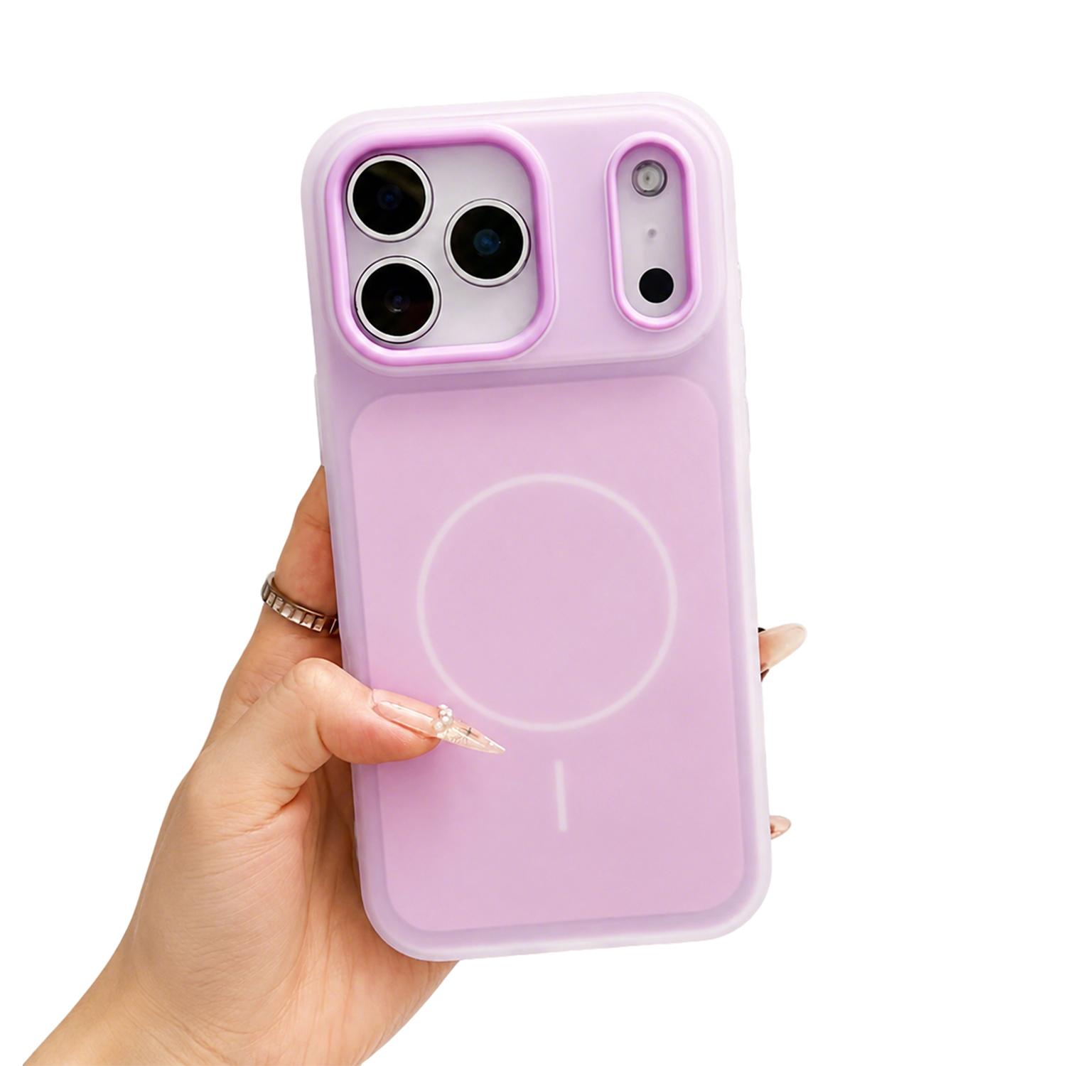 For iPhone 17 16 15 14 13 Pro Max 2 In 1 Dual Layer Magnetic Phone Case, Jelly Soft Silicone Candy Color Block PC Hybrid Shockproof Bumper Cover Compatible With Magsafe Wireless Charging For iPhone 17 16 15 14 13 Pro Max 2 In 1 Dual Layer Magnetic Phone Case, Jelly Soft Silicone Candy Color Block PC Hybrid Shockproof Bumper Cover Compatible With Magsafe Wireless Charging