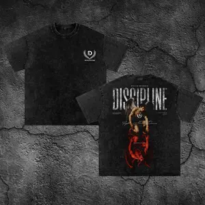 Bellum Internum Oversized Washed T-shirt, Discipline, Mentality, Mindset, Strength, Focus, Obsessed, Motivation, Keep Going, Stoicism, Men's Gym Clothing, Traning Wear, Gym Men's Top, Workout Wear