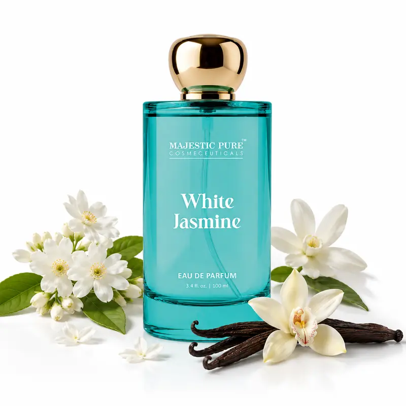 Majestic Pure White Jasmine Eau de Parfum (EDP) - 100ml Alcohol-Infused, Long-Lasting Unisex Adults' Fragrance, Single (Beauty & Personal Care)