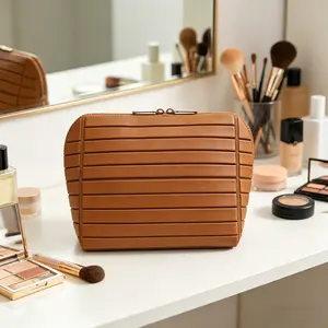 2026 New Multi-Compartment Travel Makeup Bag|Toiletry Bag | Makeup Storage Bag| Travel Organizer Bag| Waterproof PVC Leather Travel Cosmetic Organizer| Large Capacity Toiletry Pouch | Essential storage items