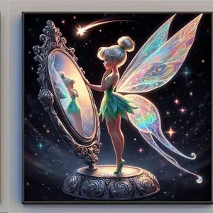 1pc Framed Diamond Painting Kit, DIY Craft Art Decor, Diamond Art Tools, Perfect Gift for Beginners & Adults, Ideal for Home Decoration