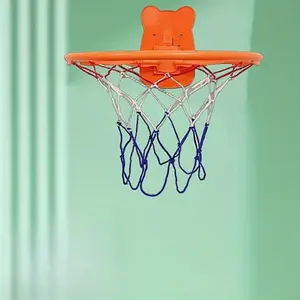 Foldable Silent Basketball Hoop Set in vibrant orange. Smooth quiet design for indoor use, safe and suitable for teens and family daily sports. Sturdy sports gear for casual home entertainment and practice Home Workout Equipment