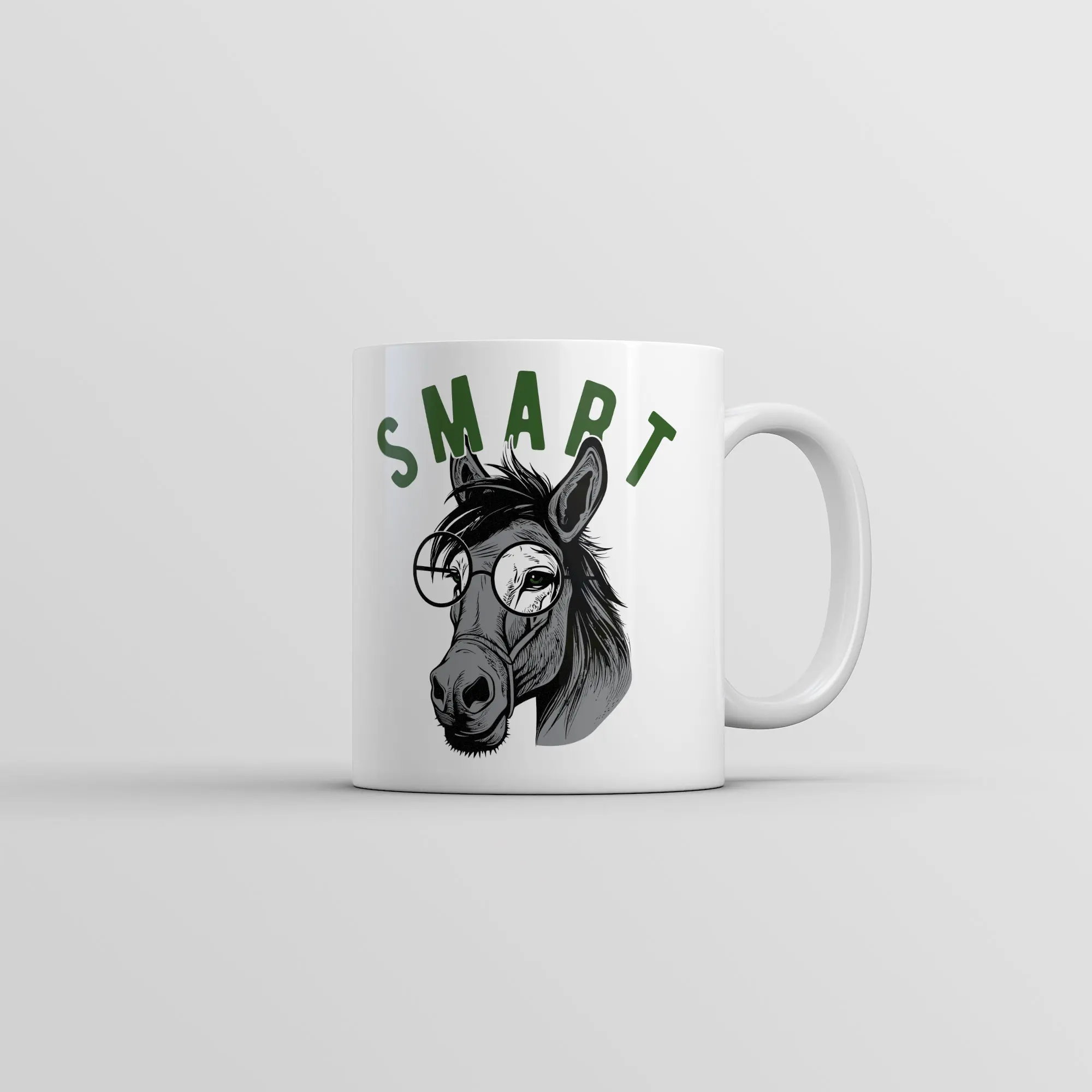 Smart Ass Mug Funny Sarcastic Donkey Graphic Coffee Cup - 11oz Funny Coffee  Mugs Ceramic Printed Drinkware Cup - TikTok Shop