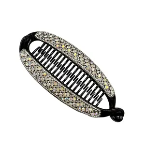 Large Banana Clips with Stones