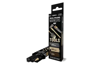 AK Interactive - Real Colors Marker Set - TOOLS (3pcs) RCM101