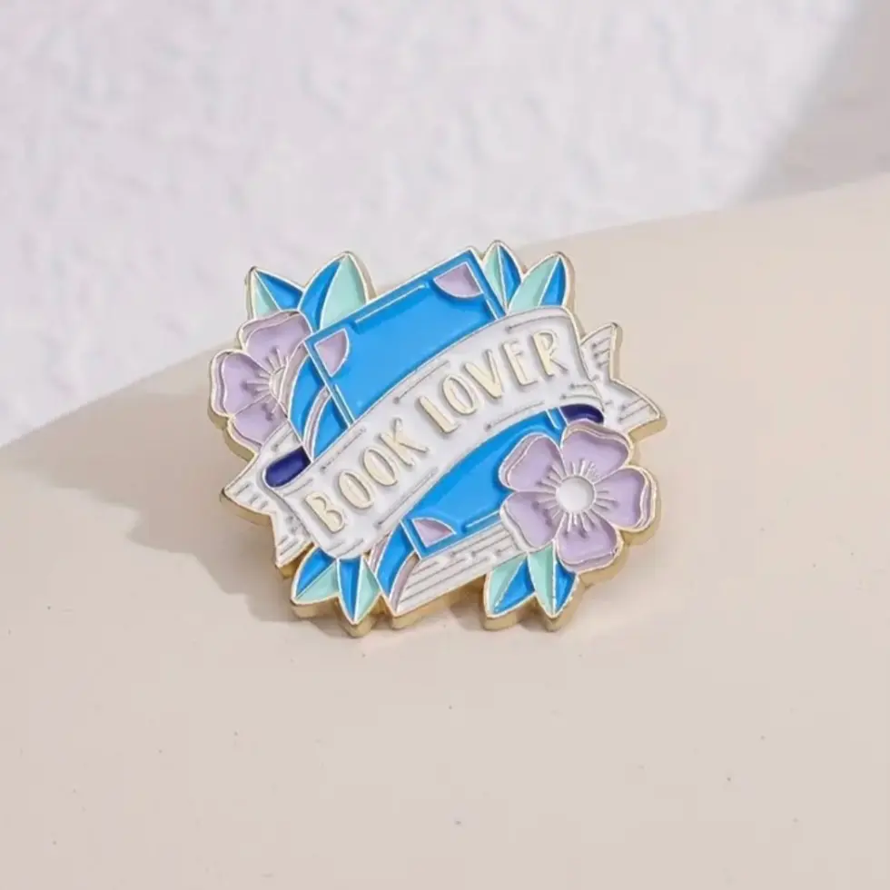 Book lover enamel pin Book lover enamel pin