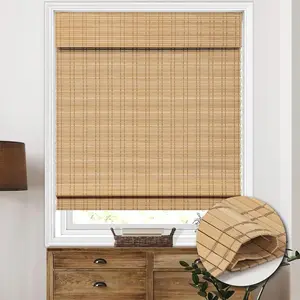 Cordless  Roman Shades, Light Filtering  Shades Blinds Window  Roll Up Blind for Windows, 20" W x 64" H,