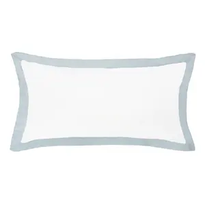 Porcelain Green Linden Throw Pillow