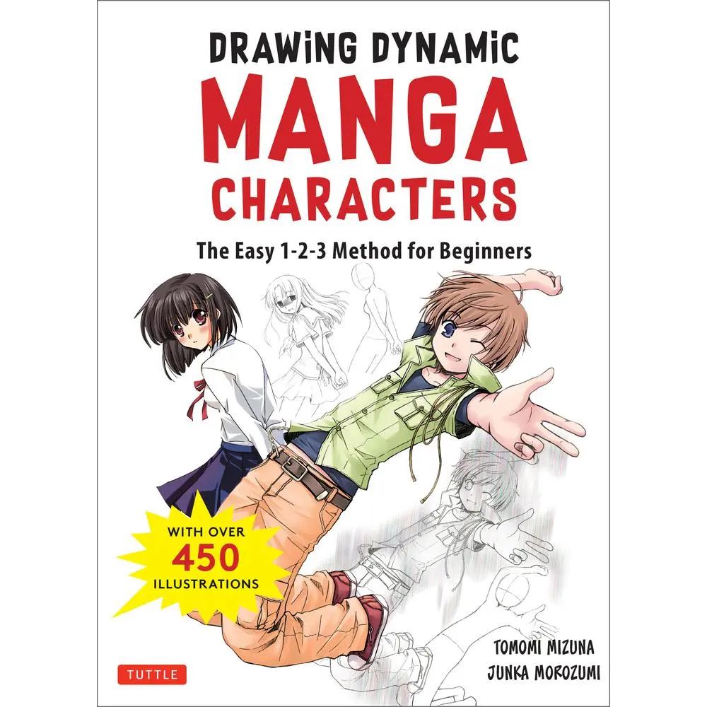 USED-Drawing Dynamic Manga Characters: The Easy 1-2-3 Method for Beginners by Morozumi, Junka (Paperback)