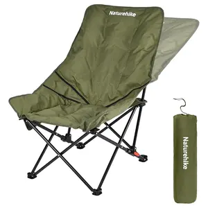 Naturehike Seastar Padded Camping Chair, Oversized Adjustable Folding Chair with Side Pocket & Carry Bag, 2-Position Backrest, 265 lbs Capacity Outdoorfun camping accessories dealsforyoudays