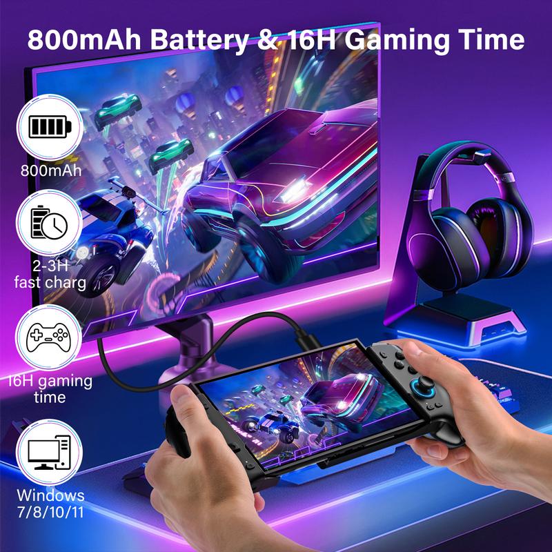 Wireless Pro Controller for Switch Switch 2 OLED with RGB Lights, Programmable Macros, Dual Vibration, Turbo Wake Up, Gaming Controller Gift for Gamers