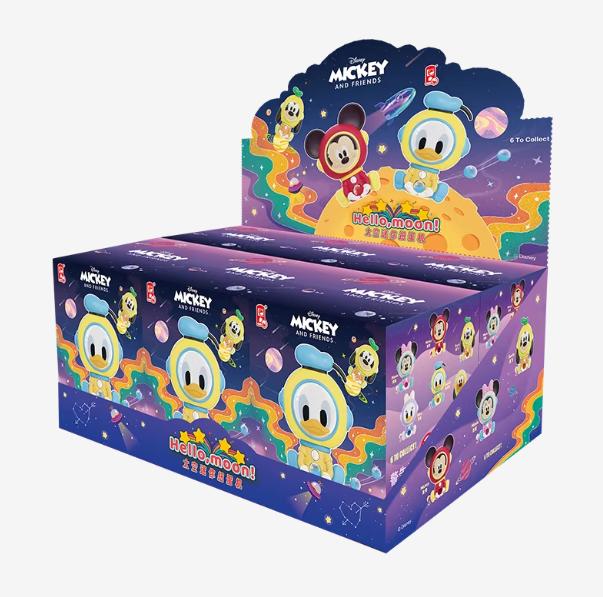 Disney Space Mini Gashapon Machine Series Blind Box, Mystery Collectible, Unique Display for Disney Fans,  Desk Toy