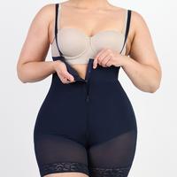 Zipper-Front Shorts-Navy Blue