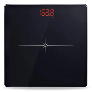 Digital Scale for Body Weight, Precision Bathroom Weighing Scale Step-On Technology High Capacity, 330 lb,LED Display with High Precision Measurements Healthcare Black