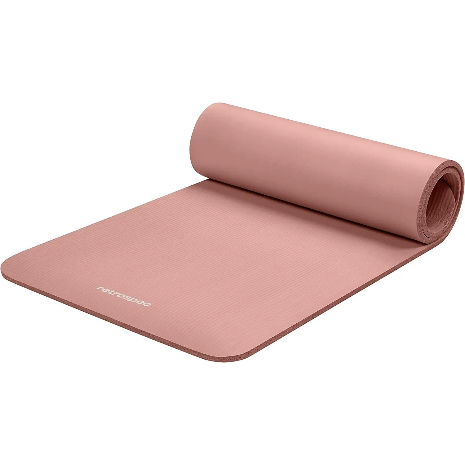 Solana Grippy Home Yoga Equipment - 0.5In Anti-Slip Workout Mat Thick, BPA-Free Easy-Clean Core Training Mat with Nylon Strap, 72X24In Multifunctional Pilates & Stretching Gear