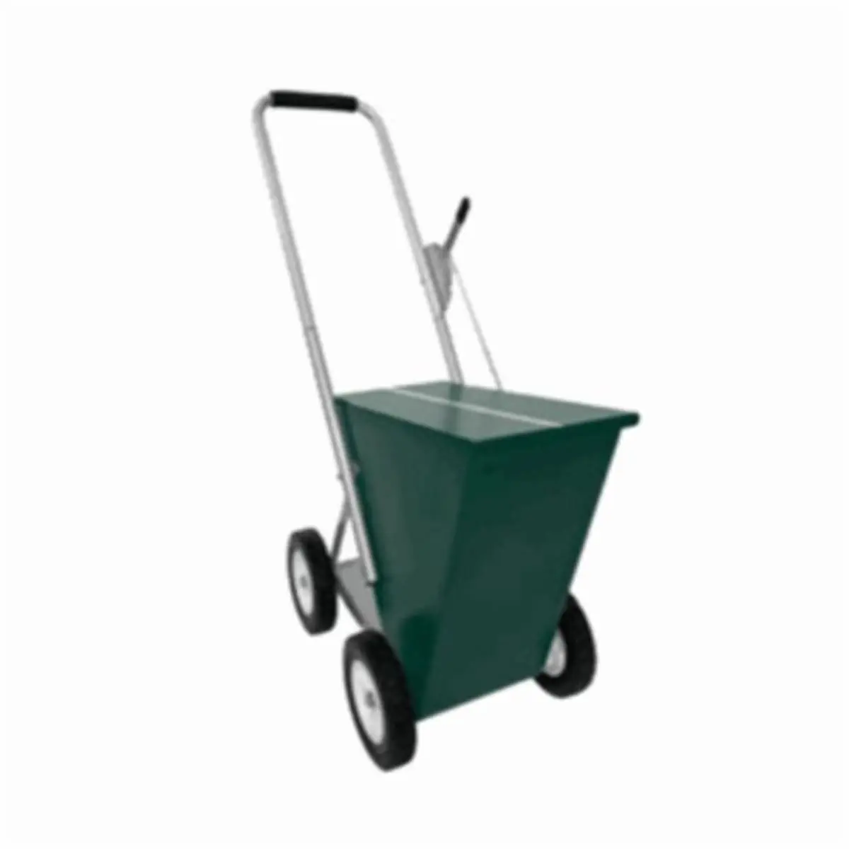 212 MAIN 50 lbs Wheeled Dry Line Marker for Soccer, Baseball - Galvanized Steel Frame Wagon, 43 lbs Capacity, 4 Pneumatic Tires, Hinged Lid, Oversized Grips, Adjustable Lever to 2"-4" Lines, 16x49x34 in, Outdoor All Turf Fields Use